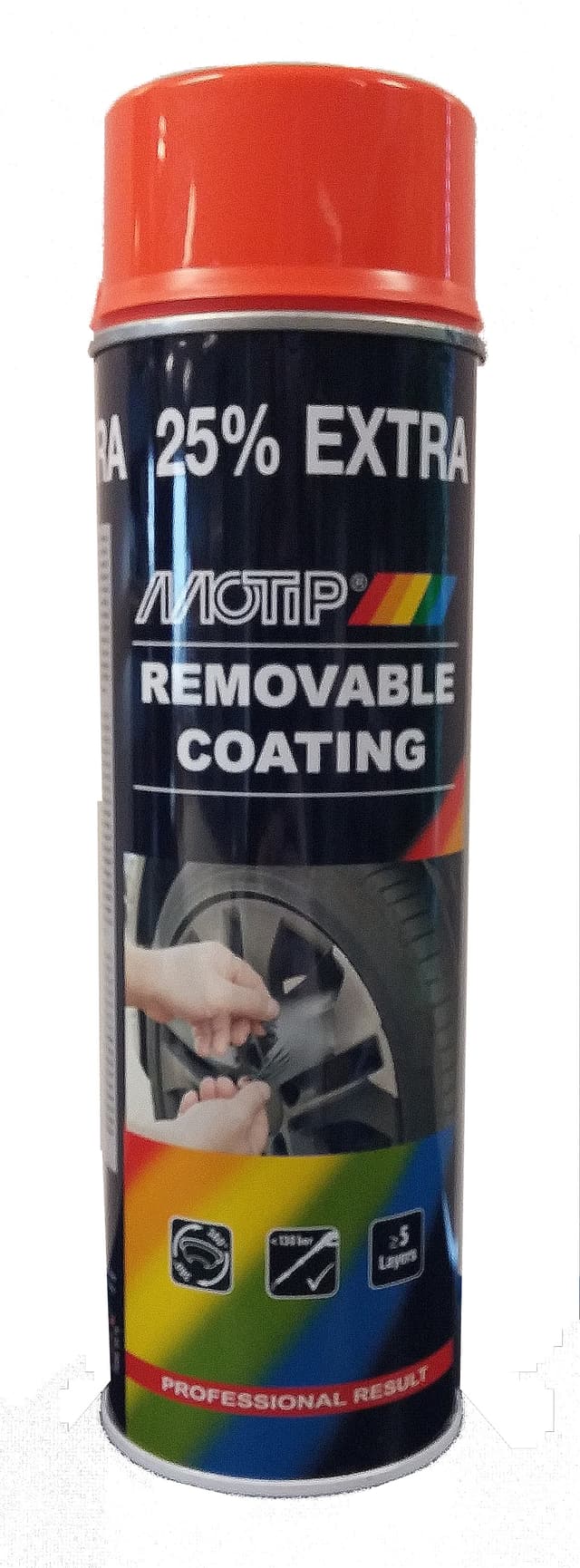 MOTIP MOTIP REMOVABLE COATING ORANJE 500ML (1ST)