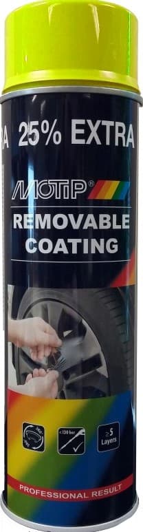 MOTIP MOTIP REMOVABLE COATING FLUOR GEEL 500ML (1ST)