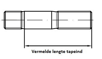 TAPEIND DIN939 8.8 M8X40 (10ST)