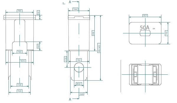 ZEKERING TYPE JAP-B 140A (5ST)