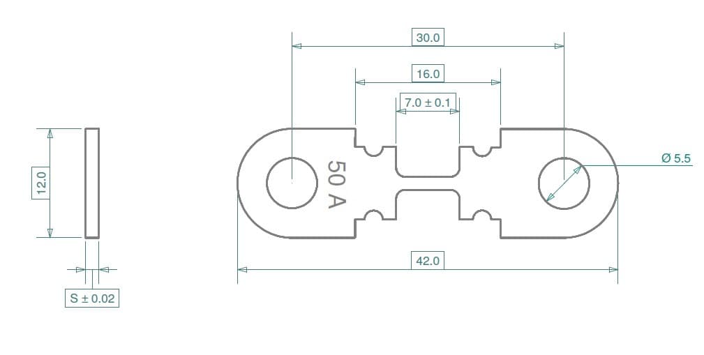 ZEKERING SMELTSTROOK O-STRIP 80A (10ST)