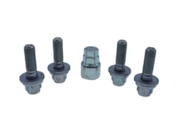 SLOTBOUT SET 4 STUKS M12X1,25-34 + DOP17 PEUGEOT PLAT (1ST)