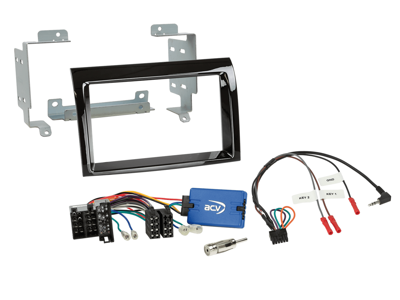 2-DIN KIT (STUURWIEL INTERFACE) FIAT DUCATO / CITROËN JUMPER / BOXER 2006-&GT;  (1ST)